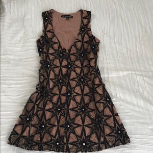For Love and Lemons mini mirrored star dress